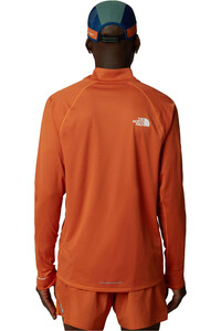 The North Face camiseta montaña manga larga hombre M SUNRISER 1/4 ZIP vista trasera