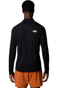 The North Face camiseta montaña manga larga hombre M SUNRISER 1/4 ZIP vista trasera