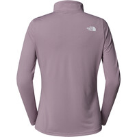 The North Face camiseta montaña manga larga mujer W FLEX 1/4 ZIP GRAPHIC 1 vista trasera
