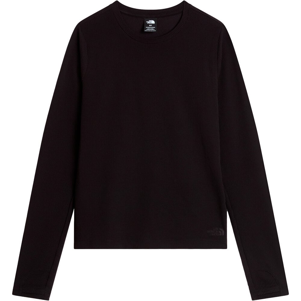 The North Face camiseta montaña manga larga mujer W GOLDEN RIDGE RIBBED LONG SLEEVE TEE vista detalle