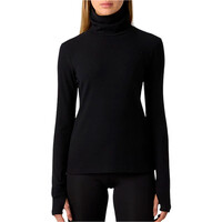 The North Face camiseta montaña manga larga mujer W L/S TURTLE NECK SLIM TEE vista frontal