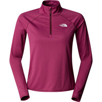 The North Face camiseta montaña manga larga mujer W SUNRISER 1/4 ZIP vista detalle