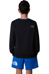 The North Face camiseta montaña manga larga niño B DREW PEAK LIGHT CREW vista trasera