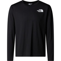 The North Face camiseta montaña manga larga niño TEEN 24/7 LS TEE vista detalle