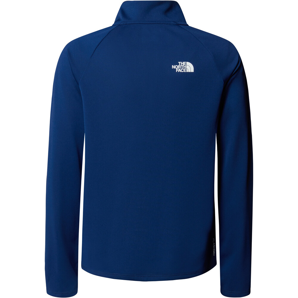 The North Face camiseta montaña manga larga niño TEEN NEVER STOP 1/4 ZIP 03