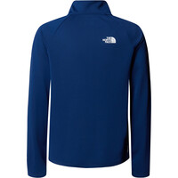 The North Face camiseta montaña manga larga niño TEEN NEVER STOP 1/4 ZIP 03