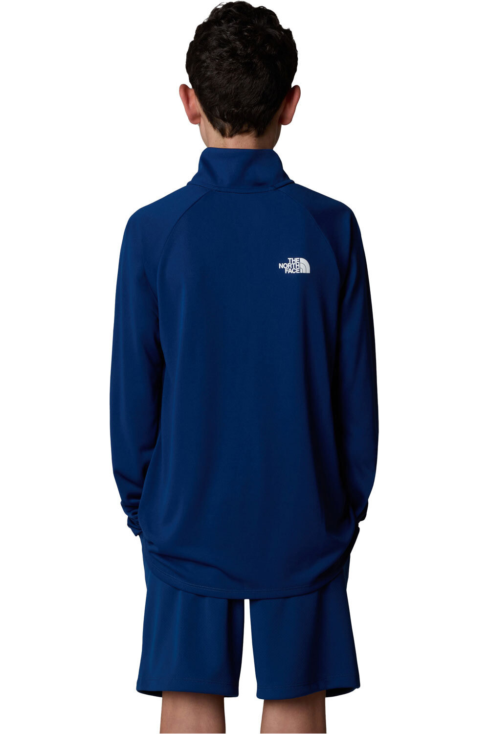 The North Face camiseta montaña manga larga niño TEEN NEVER STOP 1/4 ZIP vista trasera