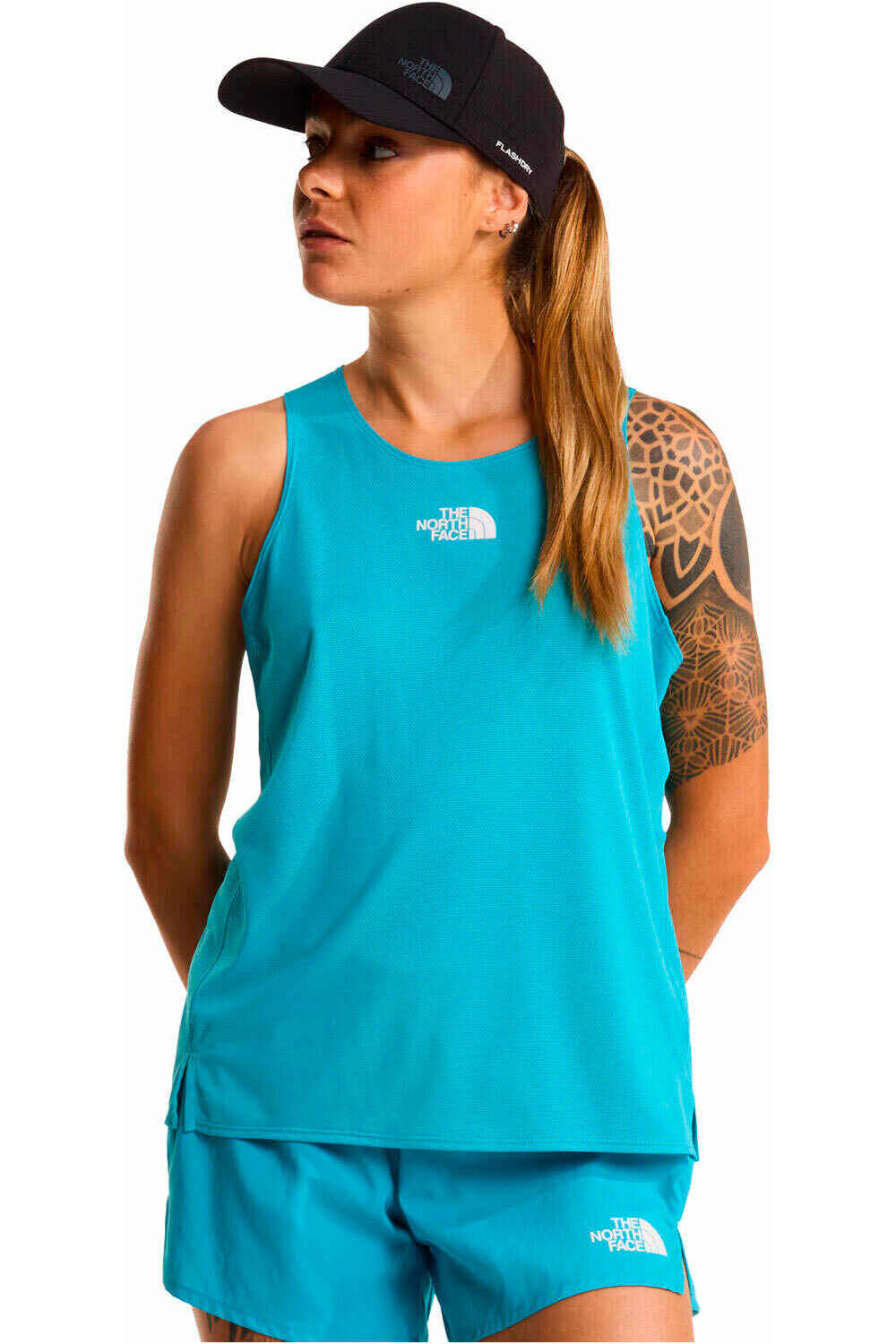 The North Face camiseta tirantes running W LIGHTBRIGHT TANK - GRAPHIC vista frontal