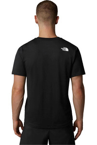 The North Face camisetas trail running manga corta hombre M 24/7 SHORT SLEEVES EASY TEE REG vista trasera