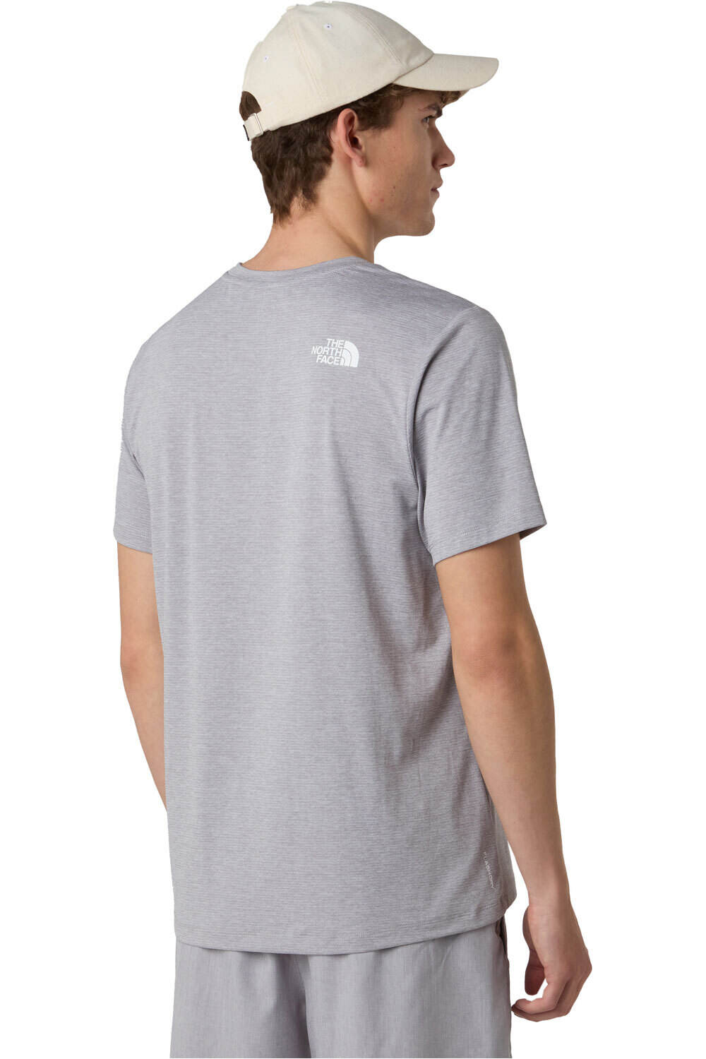 The North Face camisetas trail running manga corta hombre M 24/7 S/S TEE REG vista trasera