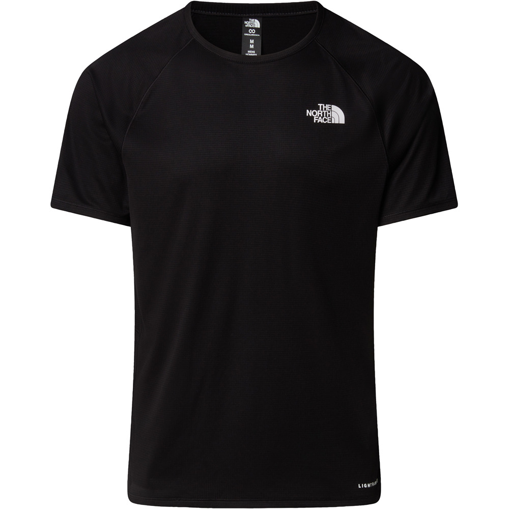 The North Face camisetas trail running manga corta hombre M SUNRISER SS vista detalle