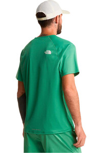 The North Face camisetas trail running manga corta hombre M SUNRISER SS vista trasera