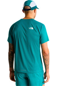 The North Face camisetas trail running manga corta hombre M SUNRISER SS vista trasera