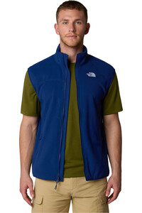 The North Face chaleco outdoor hombre M 100 GLACIER VEST vista detalle