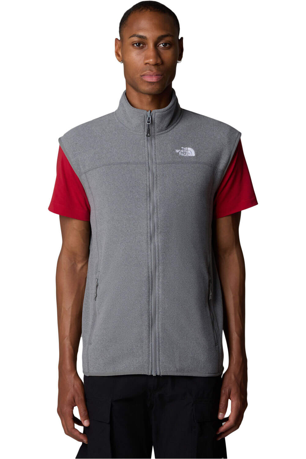 The North Face chaleco outdoor hombre M 100 GLACIER VEST vista frontal