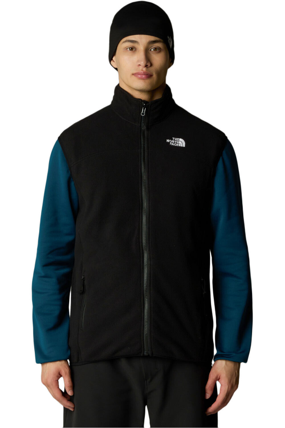 The North Face chaleco outdoor hombre M 100 GLACIER VEST vista frontal