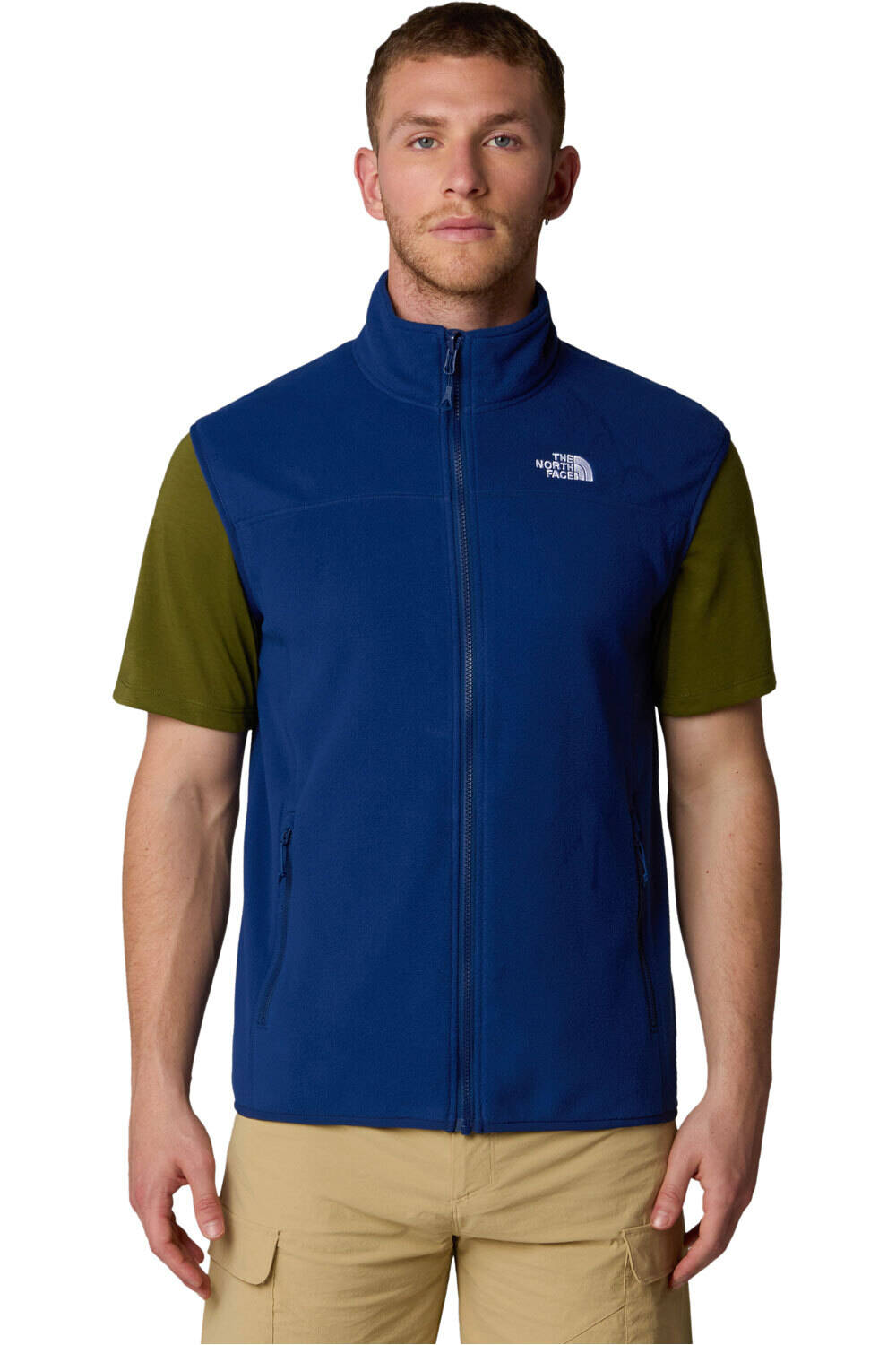 The North Face chaleco outdoor hombre M 100 GLACIER VEST vista frontal