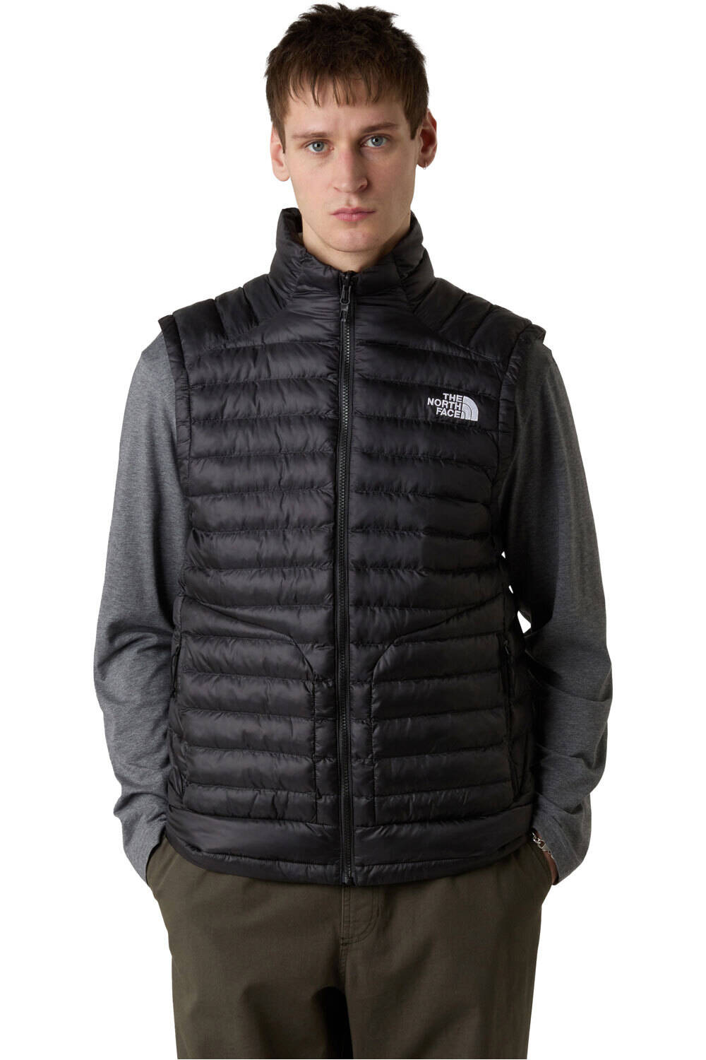 The North Face chaleco outdoor hombre M HUILA SYNTH VEST vista frontal