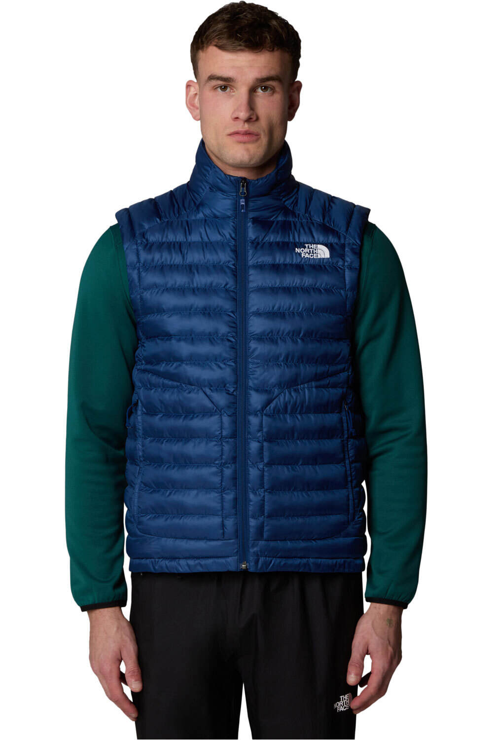 The North Face chaleco outdoor hombre M HUILA SYNTHETIC VEST vista frontal