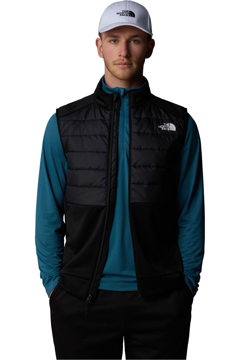 The North Face chaleco outdoor hombre M REAXION HYBRID GILET vista detalle