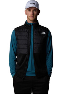 The North Face chaleco outdoor hombre M REAXION HYBRID GILET vista detalle