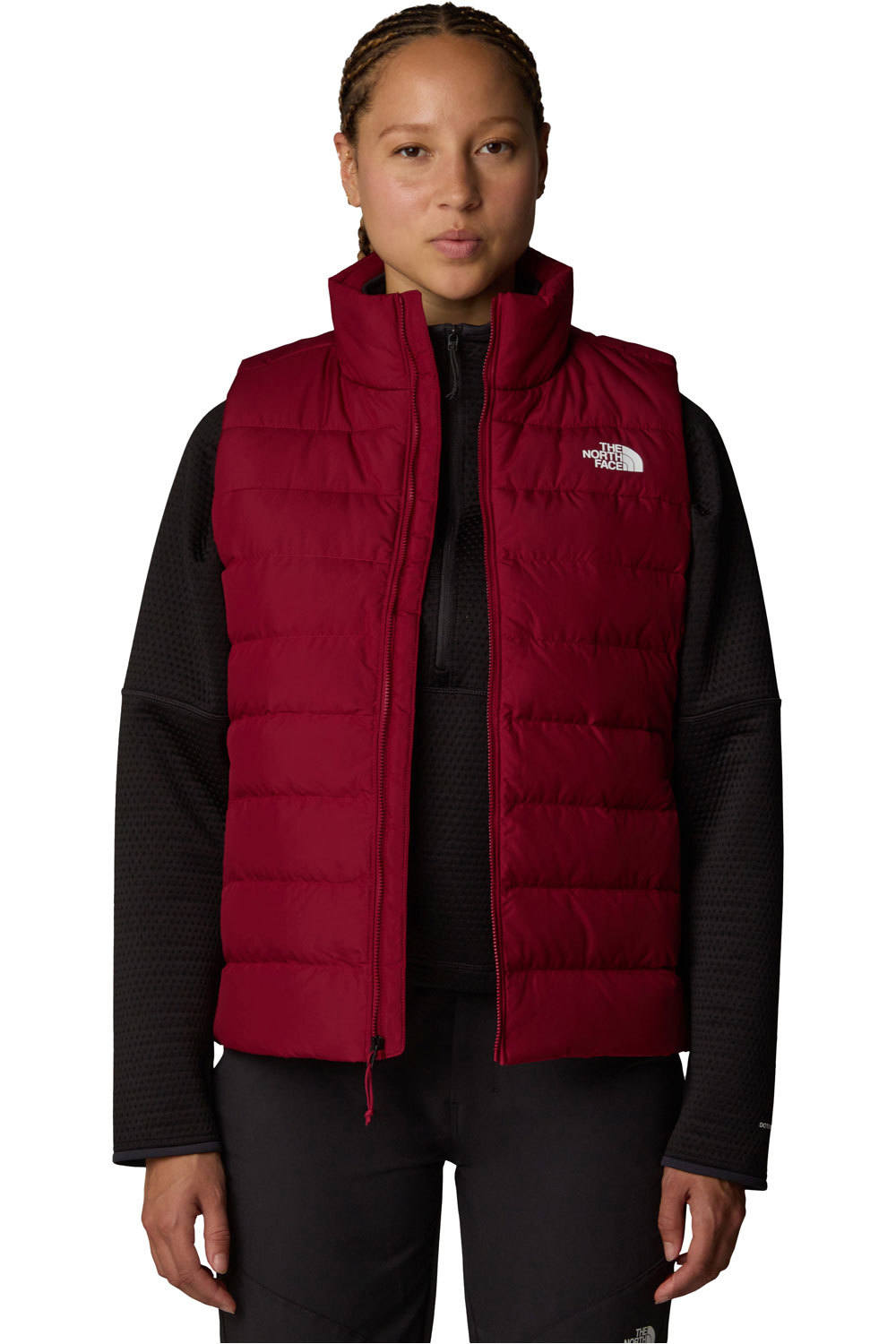 The North Face chaleco outdoor mujer W ACONCAGUA 3 VEST vista detalle