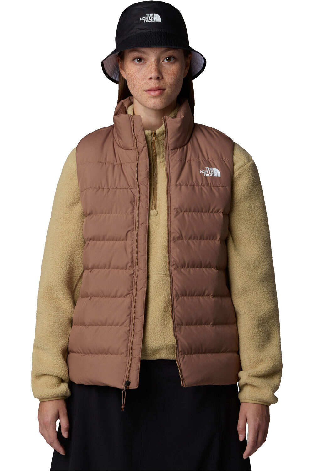 The North Face chaleco outdoor mujer W ACONCAGUA 3 VEST vista detalle