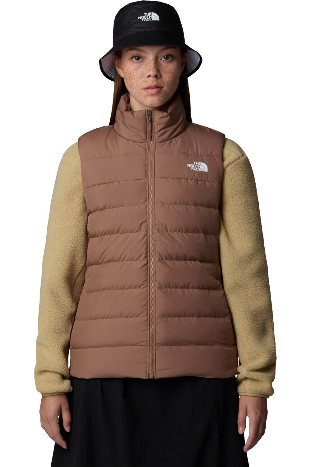 The North Face chaleco outdoor mujer W ACONCAGUA 3 VEST vista frontal
