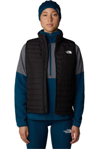The North Face chaleco outdoor mujer W CANYONLANDS HYBRID VEST vista detalle