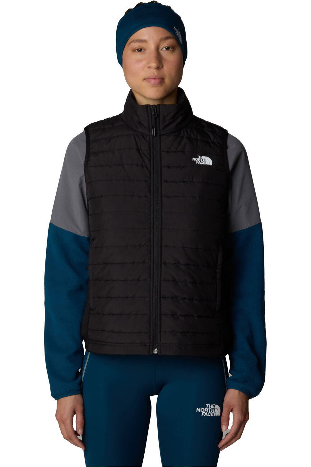 The North Face chaleco outdoor mujer W CANYONLANDS HYBRID VEST vista frontal