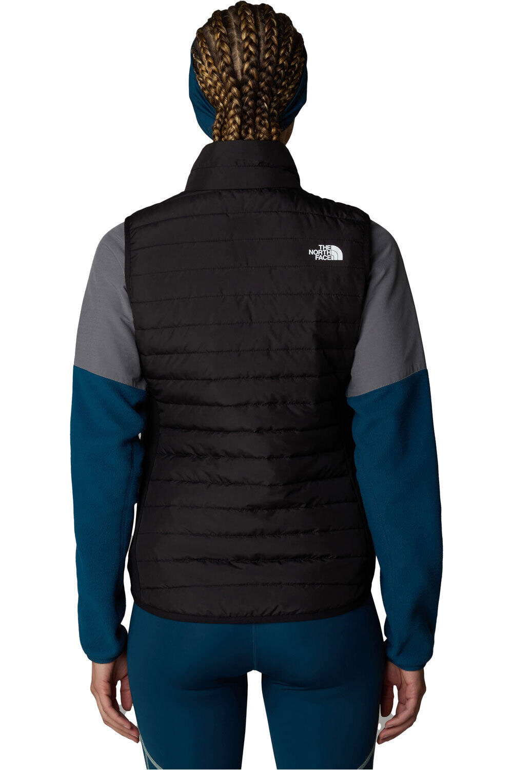 The North Face chaleco outdoor mujer W CANYONLANDS HYBRID VEST vista trasera