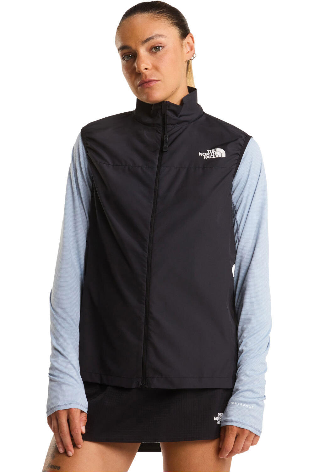 The North Face chaleco outdoor mujer W FONTANALES WIND VEST vista frontal