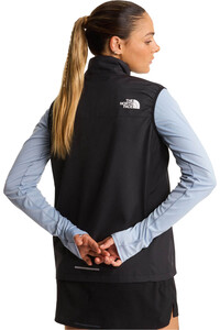 The North Face chaleco outdoor mujer W FONTANALES WIND VEST vista trasera