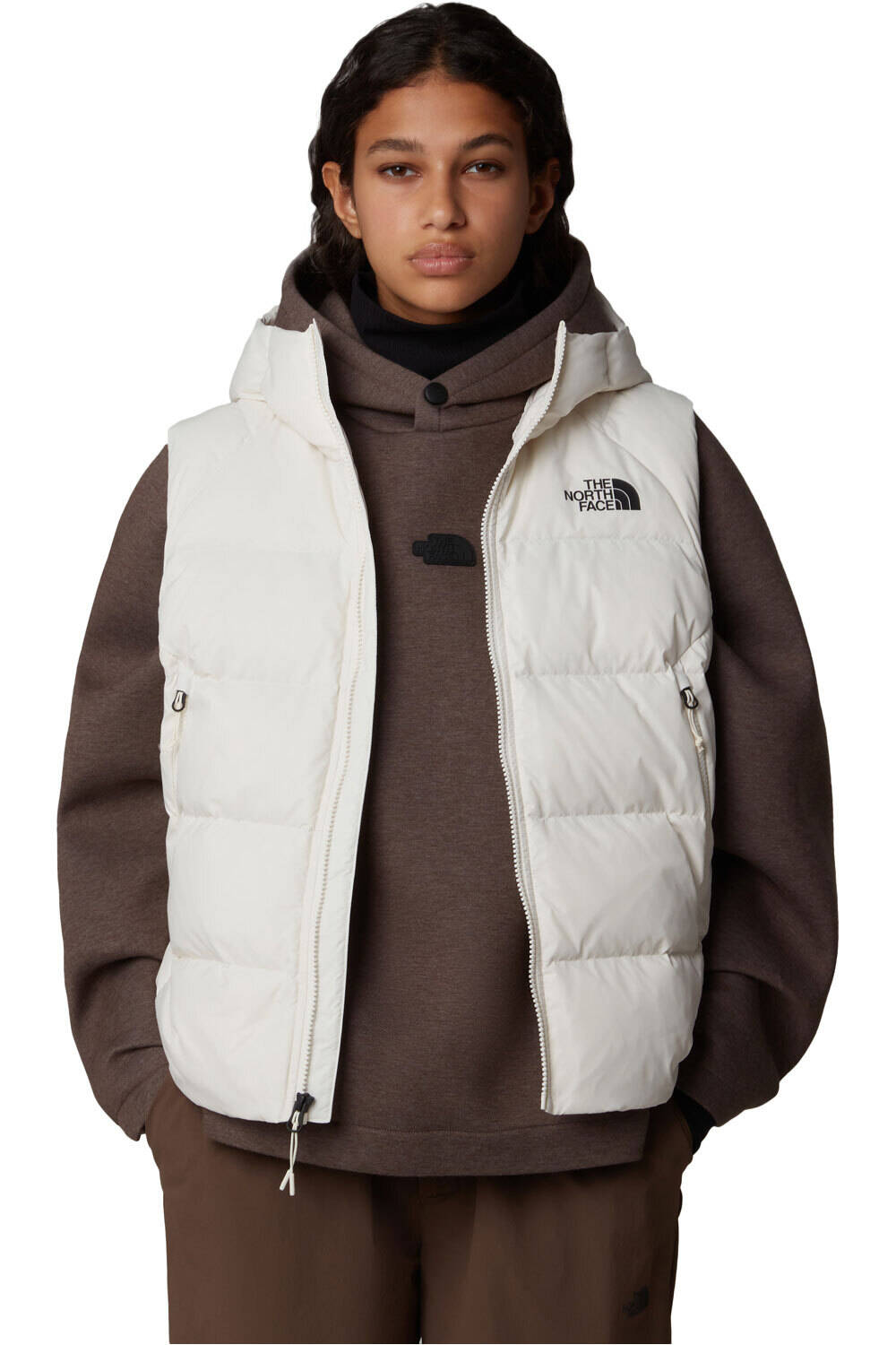 The North Face chaleco outdoor mujer W HYALITE VEST vista detalle