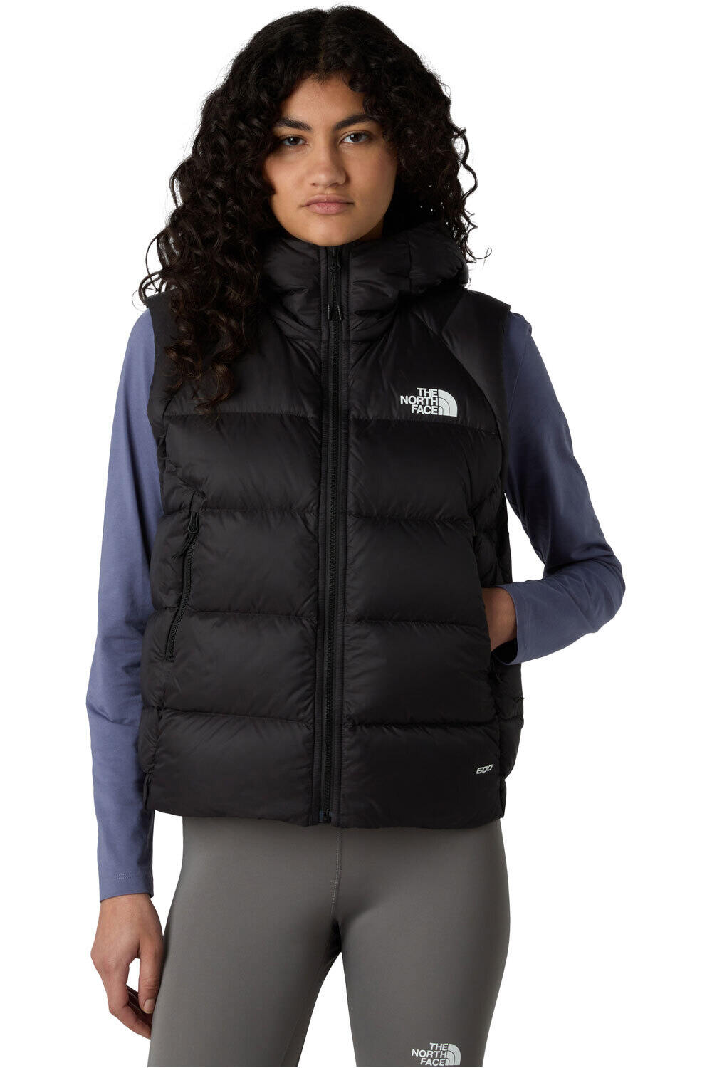 The North Face chaleco outdoor mujer W HYALITE VEST vista frontal