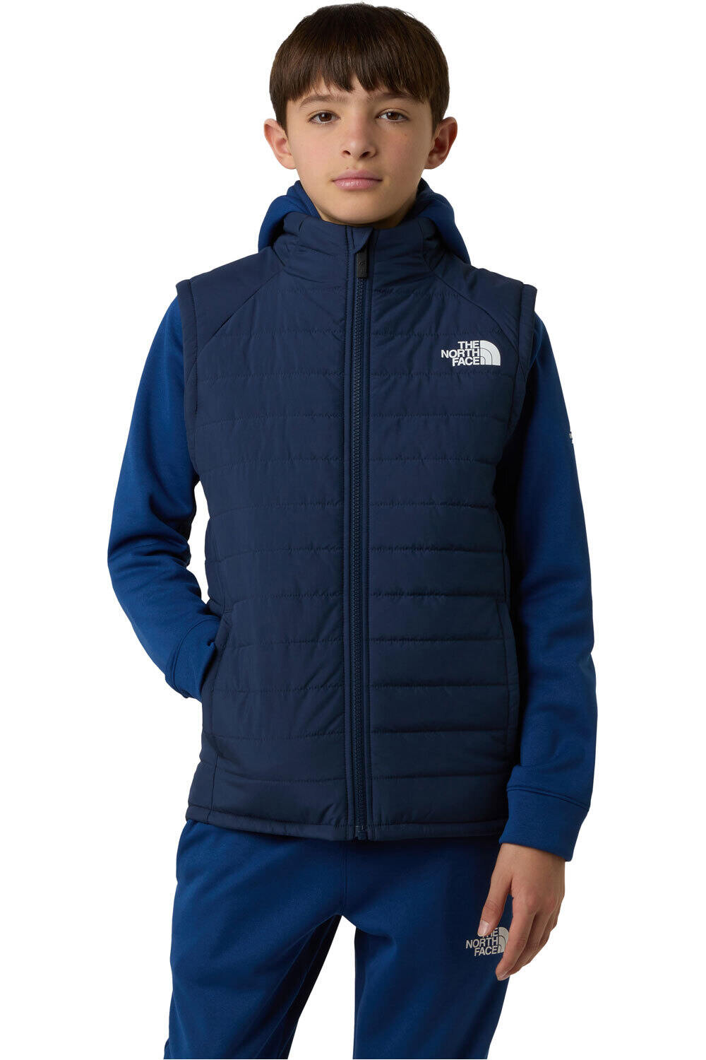The North Face chaleco outdoor niño B NEVER STOP SYNTHETIC VEST vista frontal