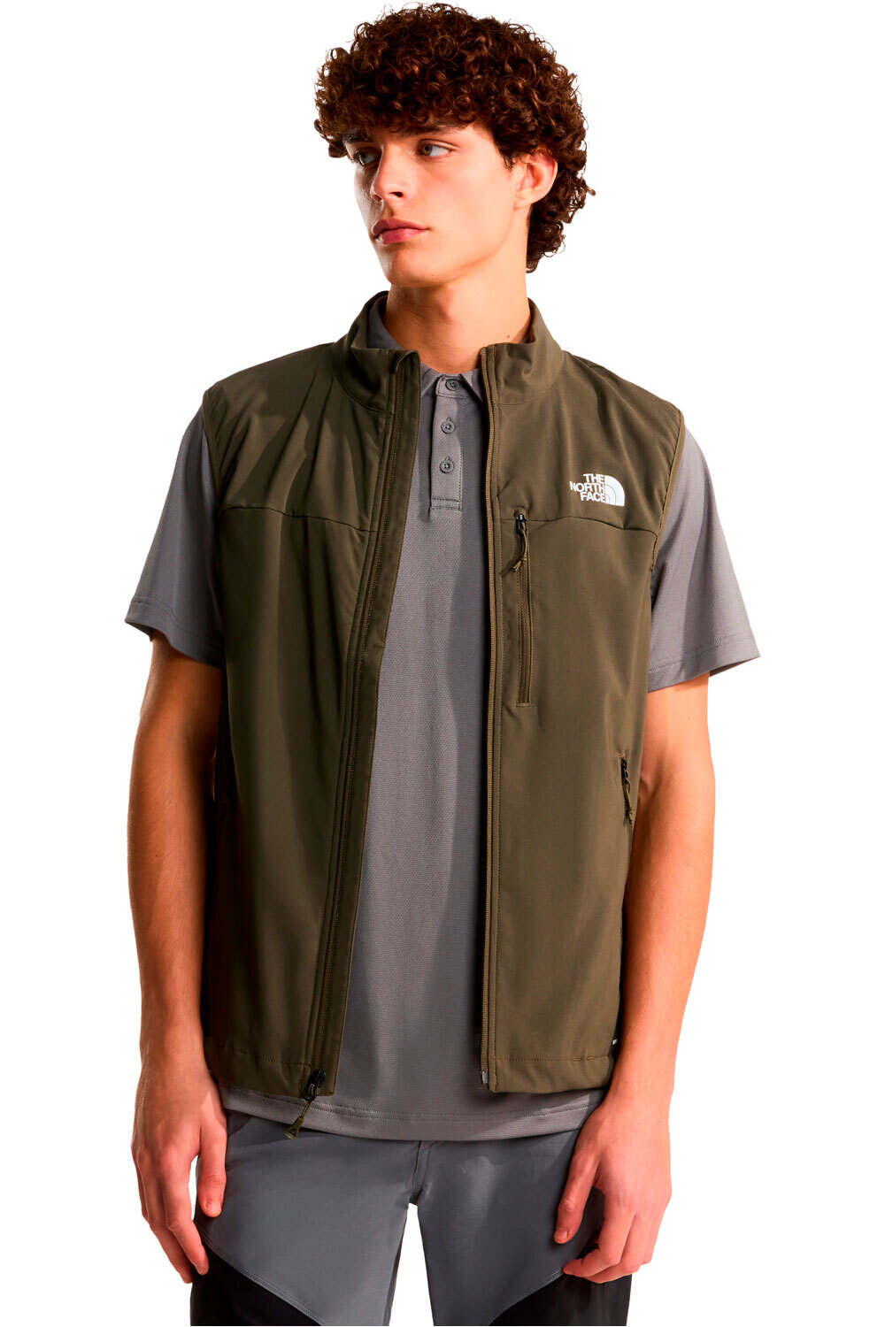 The North Face chaleco polar hombre M NIMBLE VEST 2 vista detalle