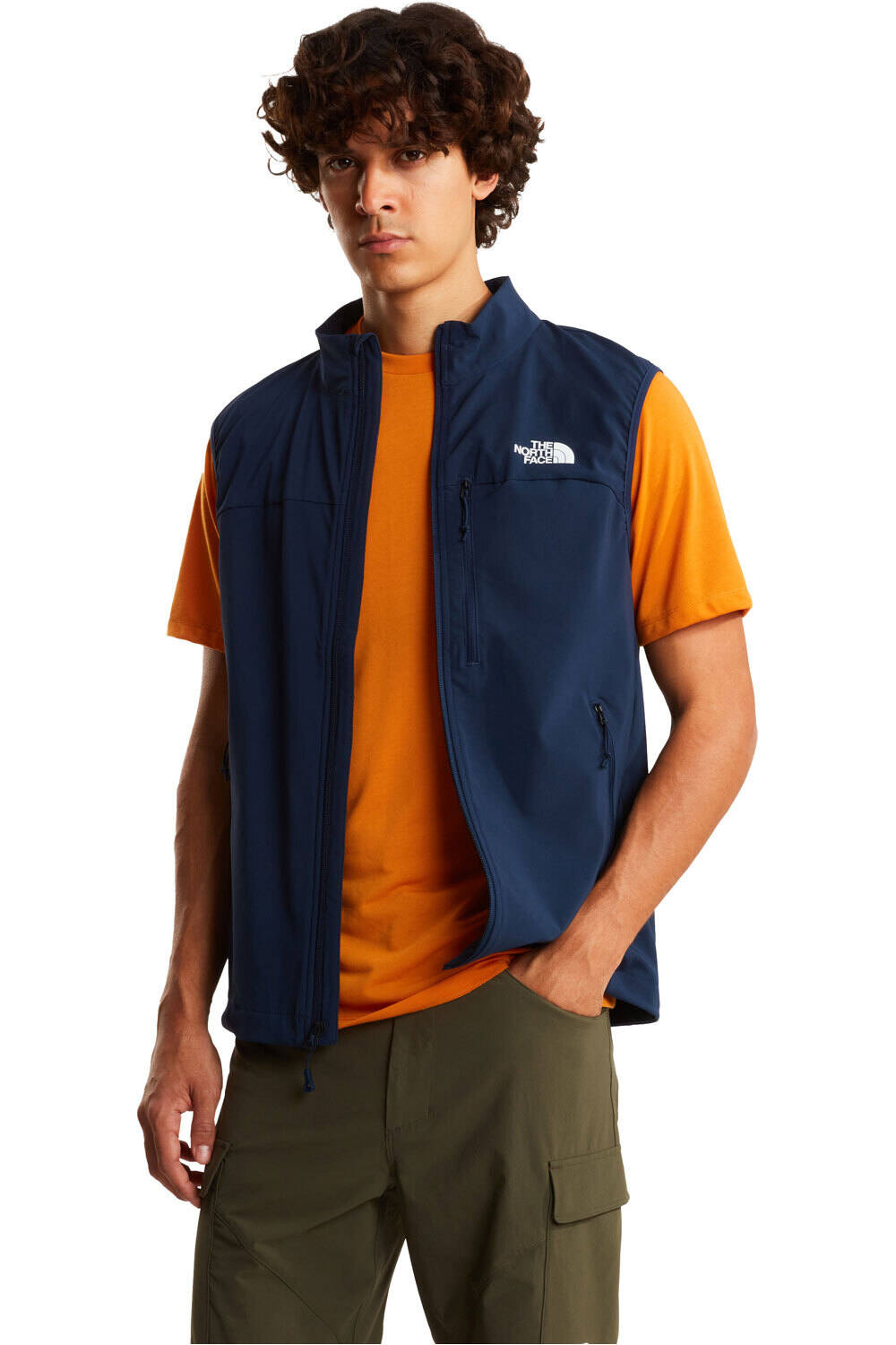 The North Face chaleco polar hombre M NIMBLE VEST 2 vista detalle