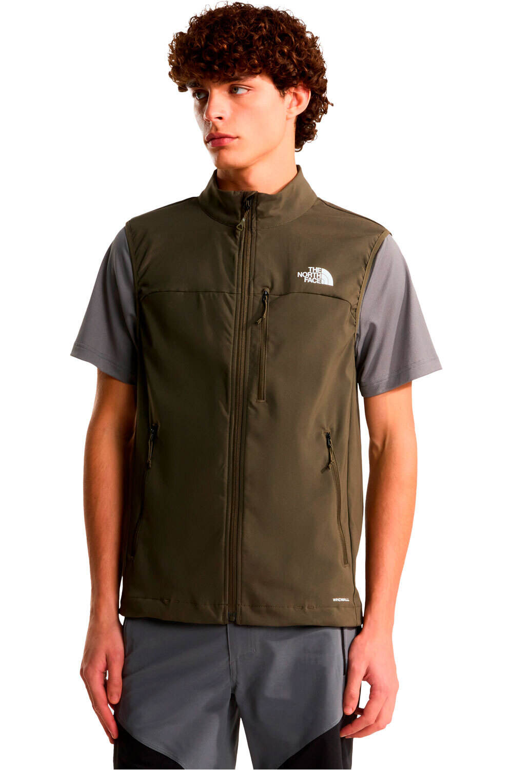 The North Face chaleco polar hombre M NIMBLE VEST 2 vista frontal