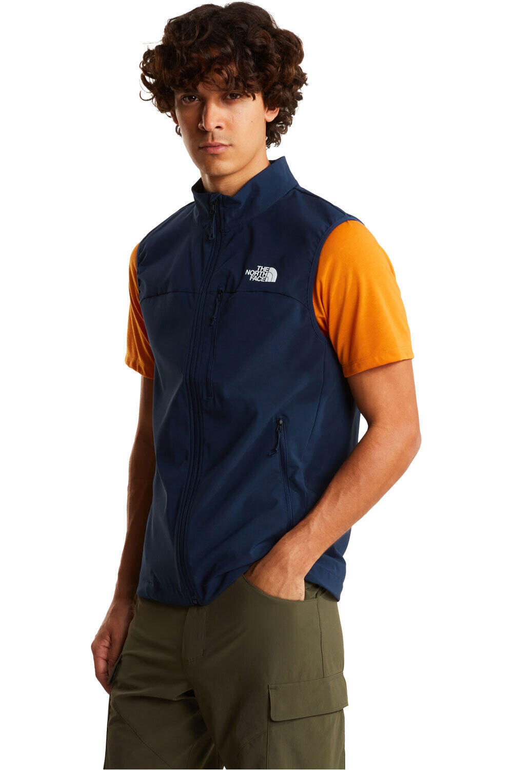 The North Face chaleco polar hombre M NIMBLE VEST 2 vista frontal