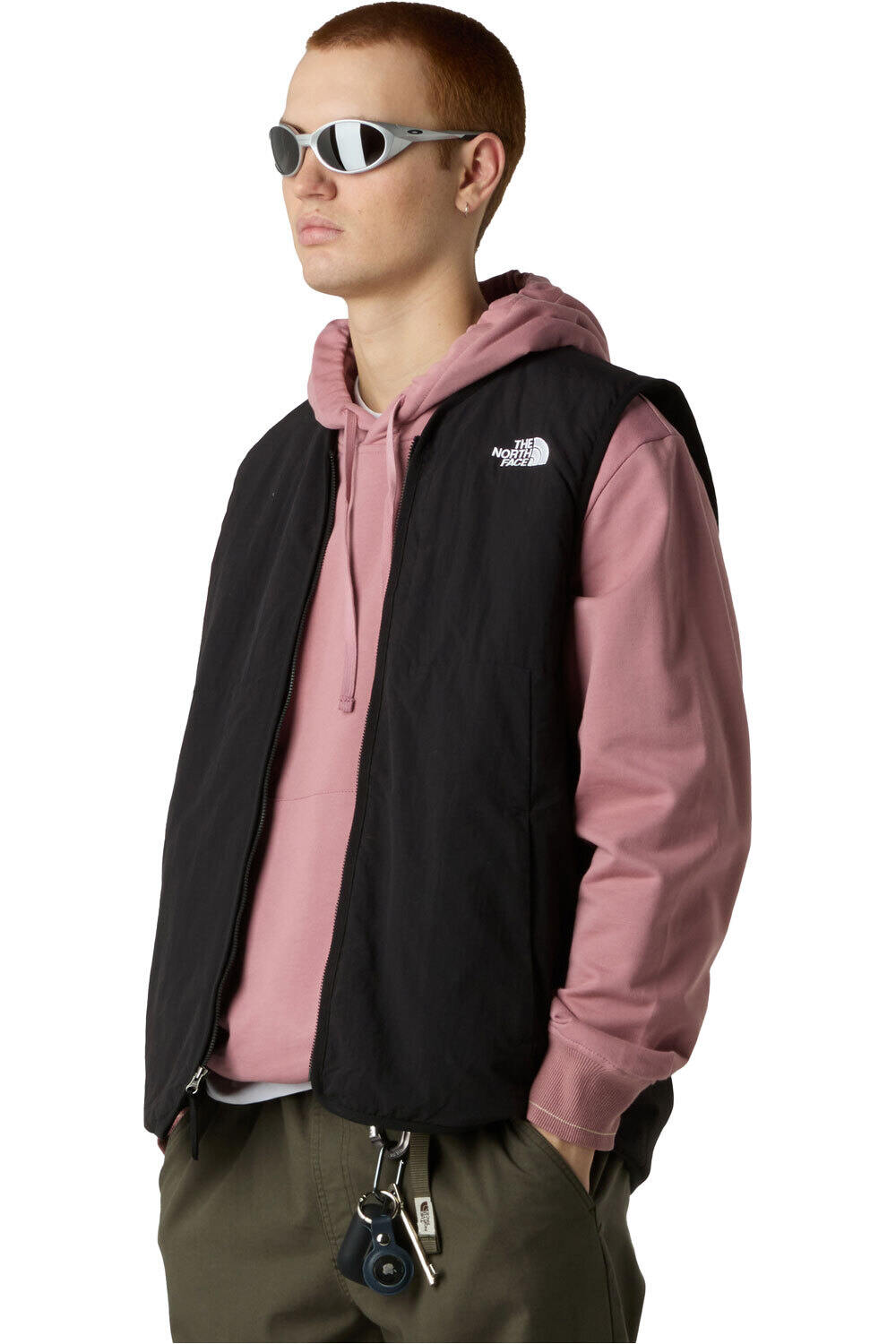 The North Face chaleco polar hombre U ILTI LINER VEST vista detalle