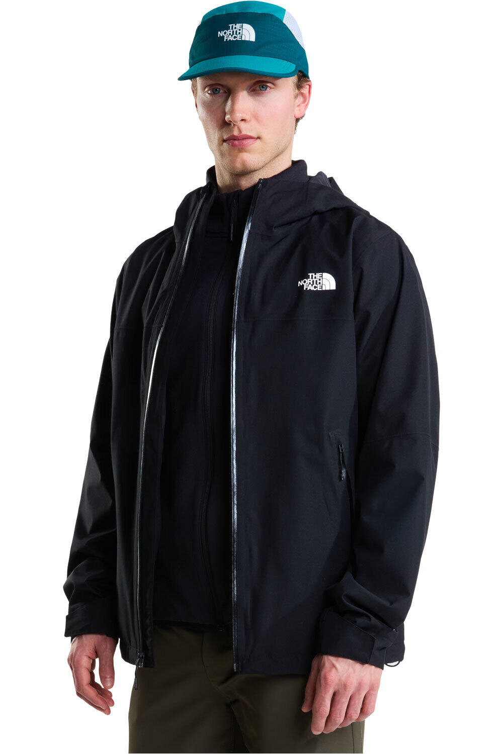The North Face chaqueta impermeable hombre M DRYVENT ZIP-IN JACKET vista detalle
