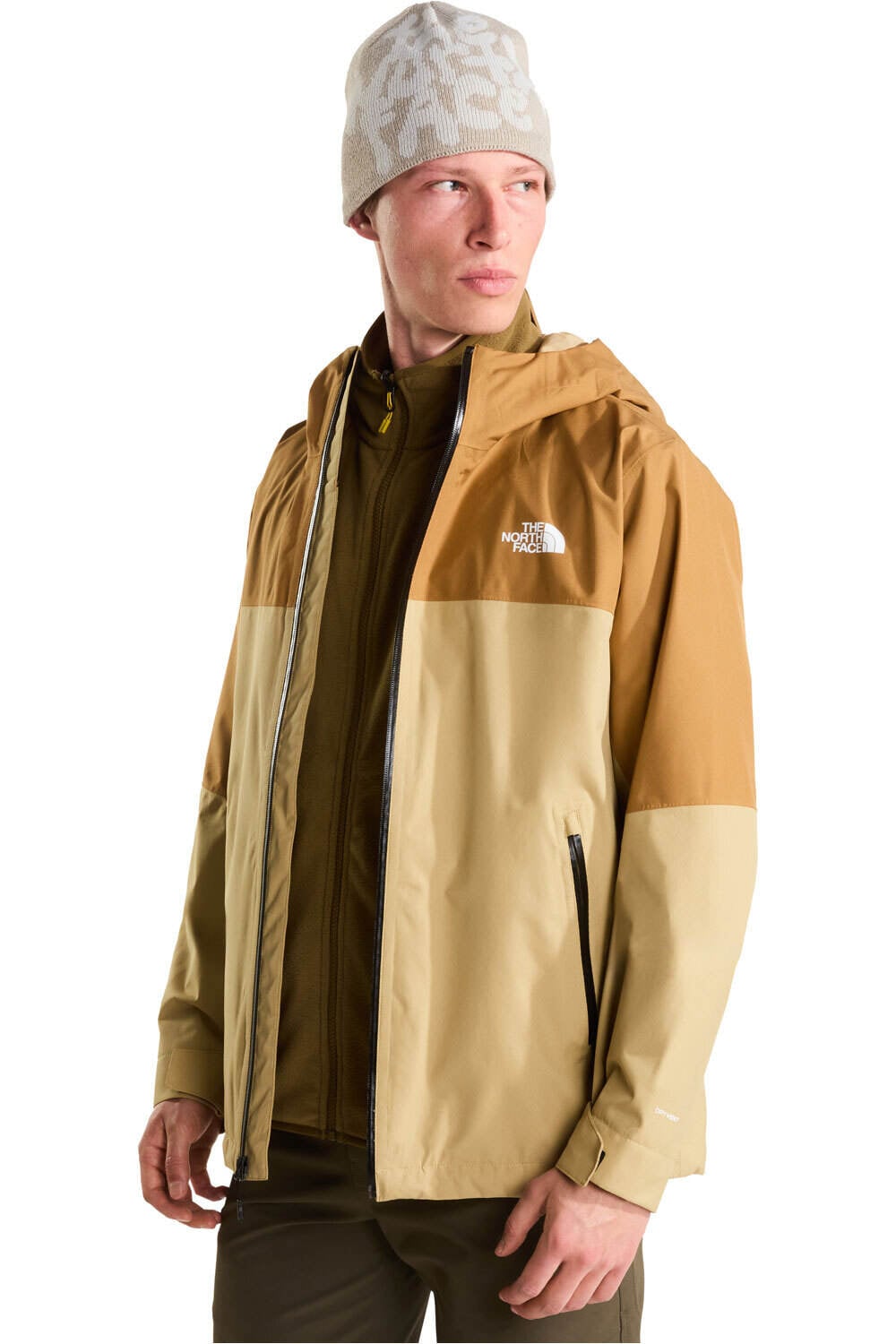The North Face chaqueta impermeable hombre M DRYVENT ZIP-IN JACKET vista detalle