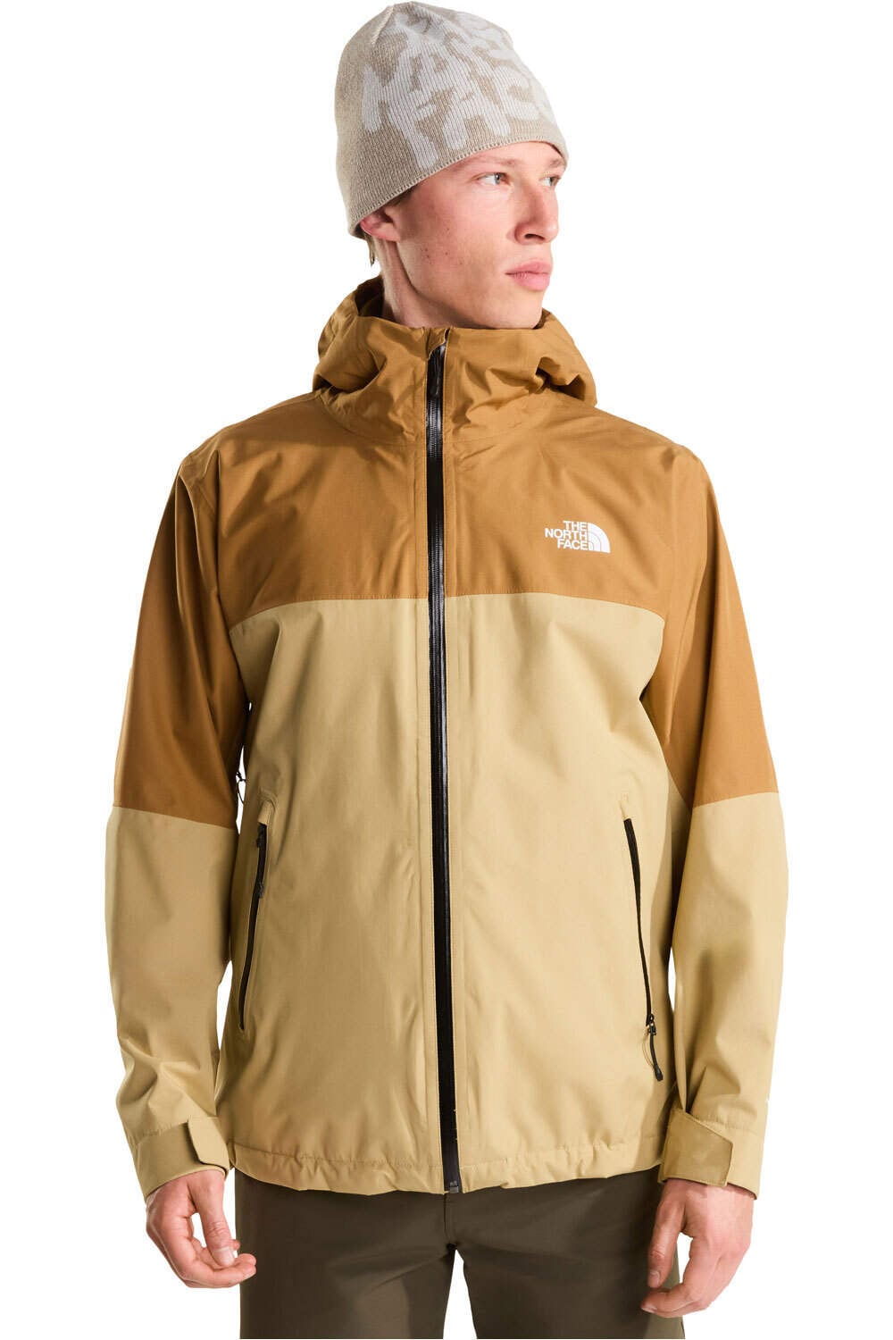 The North Face chaqueta impermeable hombre M DRYVENT ZIP-IN JACKET vista frontal