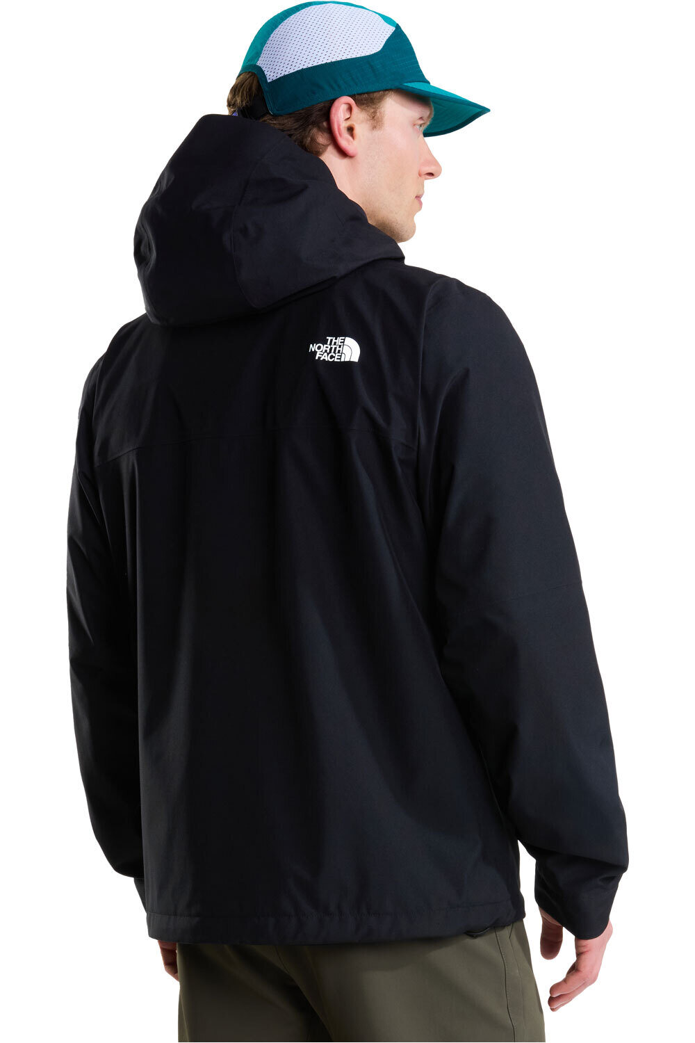 The North Face chaqueta impermeable hombre M DRYVENT ZIP-IN JACKET vista trasera