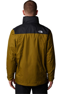 The North Face chaqueta impermeable hombre M EVOLVE II TRICLIMATE JACKET vista trasera