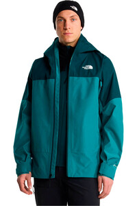 The North Face chaqueta impermeable hombre M JAZZI 3L GTX JACKET vista detalle