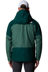 The North Face chaqueta impermeable hombre M JAZZI 3L GTX JACKET vista trasera