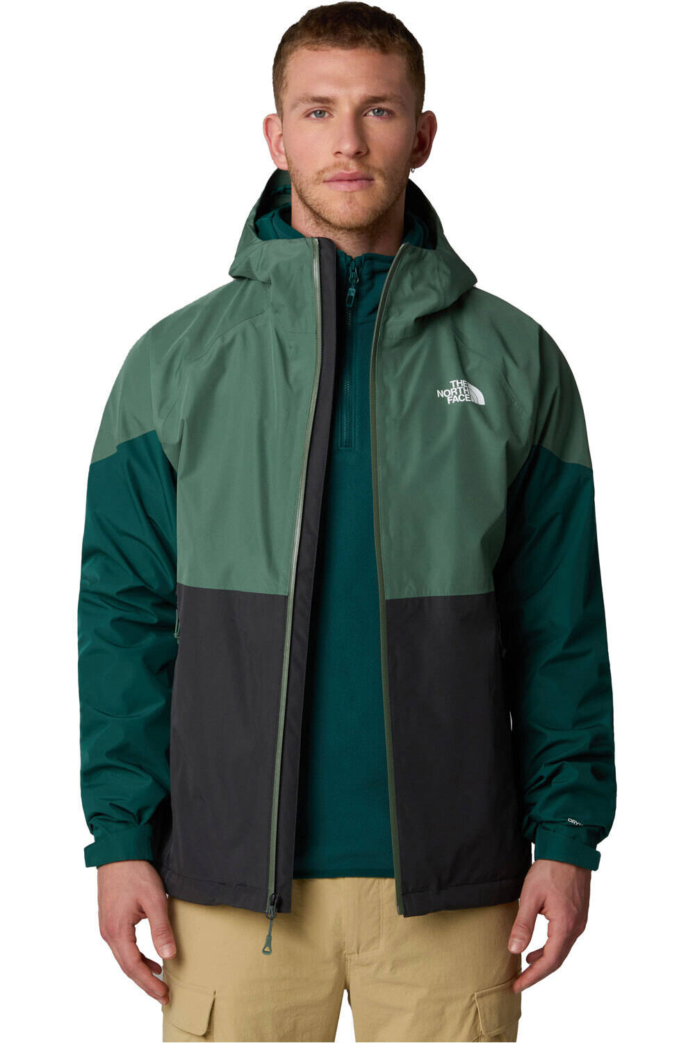 The North Face chaqueta impermeable hombre M LIGHTNING ZIP-IN JACKET vista detalle