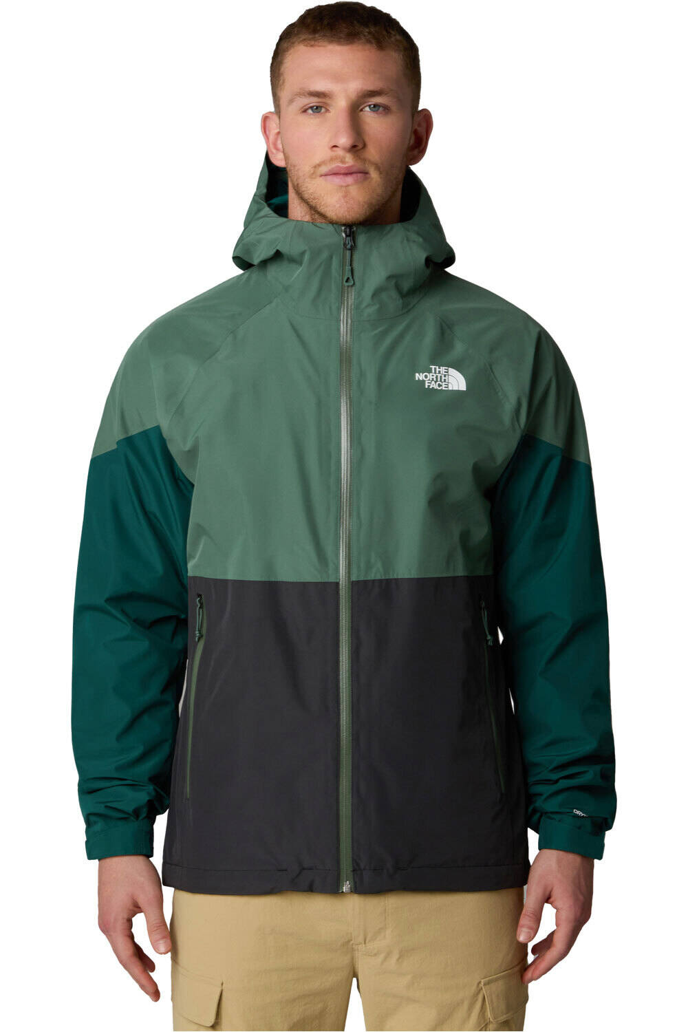 The North Face chaqueta impermeable hombre M LIGHTNING ZIP-IN JACKET vista frontal